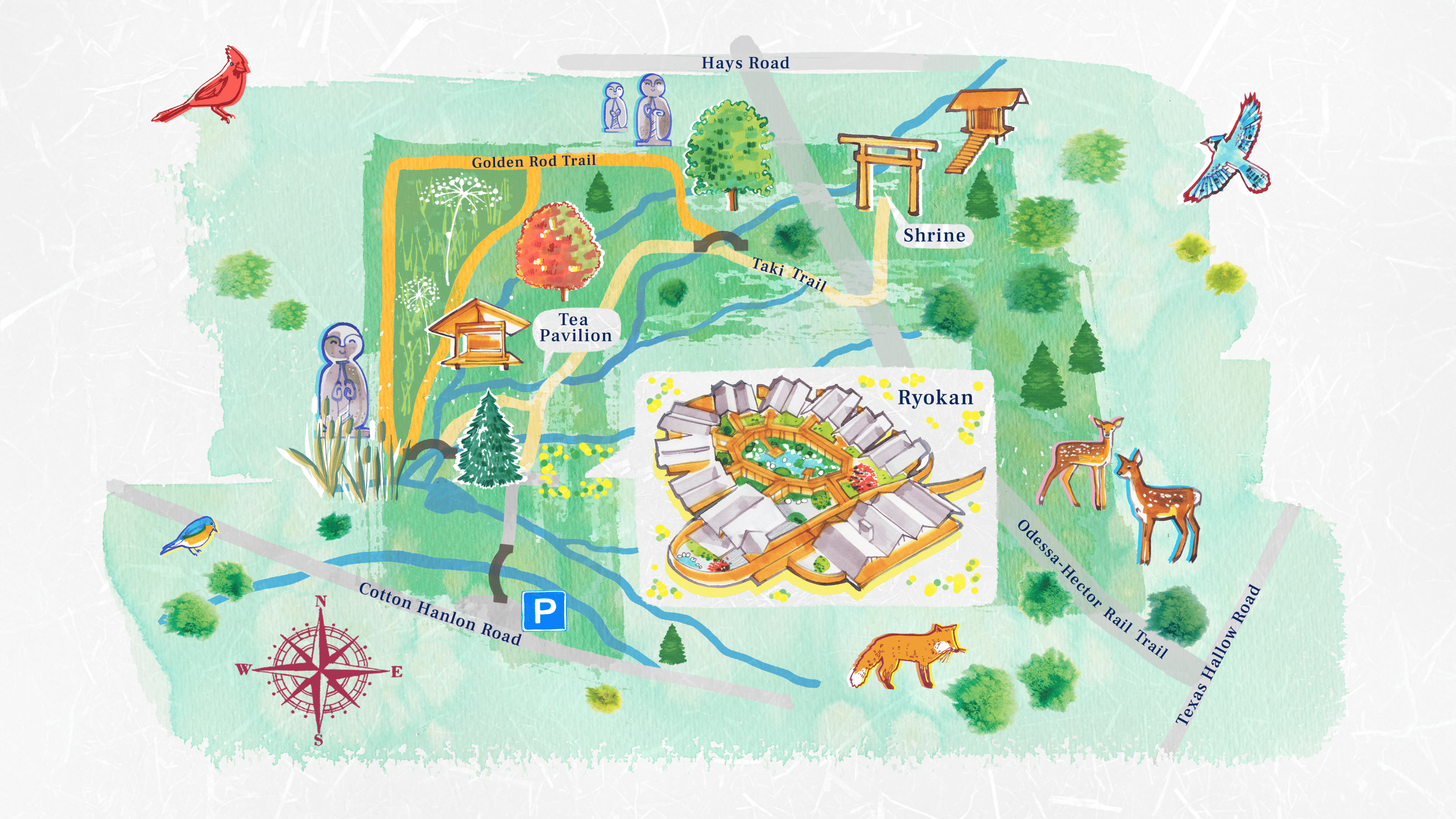 Goldenrod Inn property map illustration